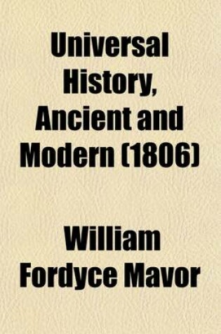 Cover of Universal History, Ancient and Modern (Volume 25)