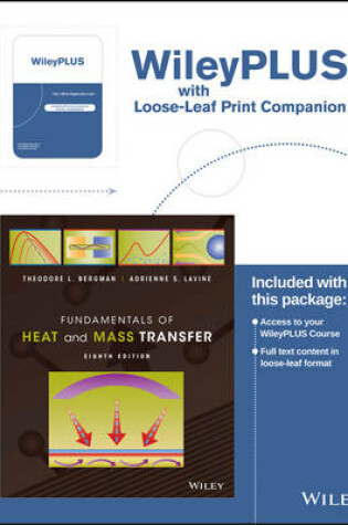 Cover of Fundamentals of Heat and Mass Transfer, Eigth Edition Loose-leaf Print Companion