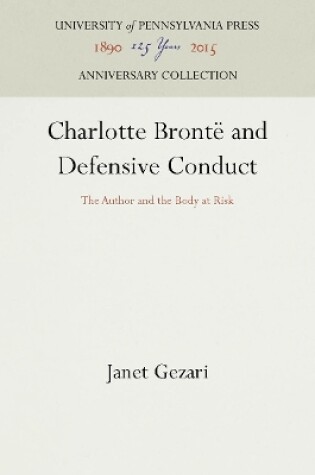 Cover of Charlotte Brontë and Defensive Conduct