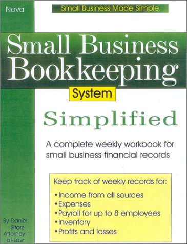 Book cover for Small Business Bookkeeping System Simplified