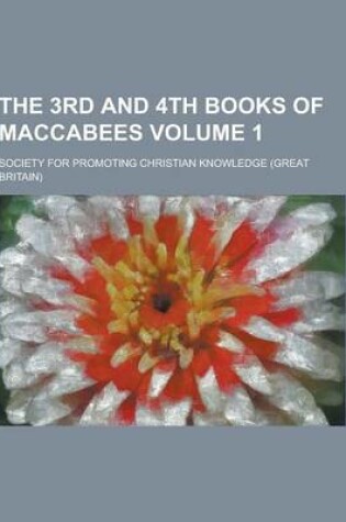 Cover of The 3rd and 4th Books of Maccabees Volume 1