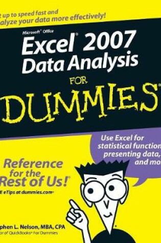 Cover of Excel 2007 Data Analysis For Dummies