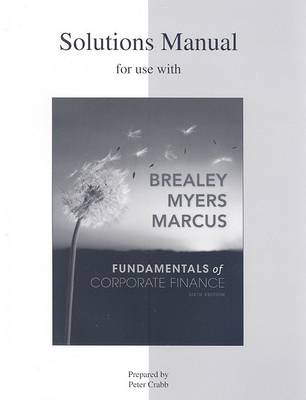 Book cover for Solutions Manual for Use with Fundamentals of Corporate Finance