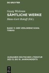 Book cover for Samtliche Werke, Band 11, Der verlorene Sohn. Tobias