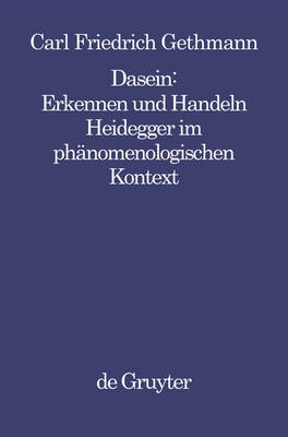 Cover of Dasein: Erkennen Und Handeln