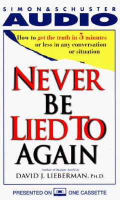 Book cover for Never Be Lied to Again