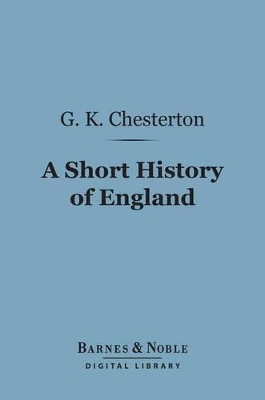 Book cover for A Short History of England (Barnes & Noble Digital Library)