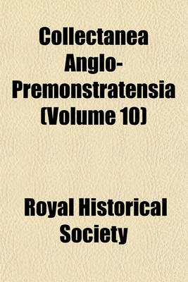 Book cover for Collectanea Anglo-Premonstratensia (Volume 10)