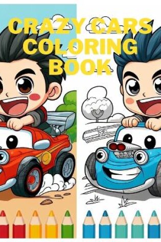 Cover of Crazy Cars Coloring Book