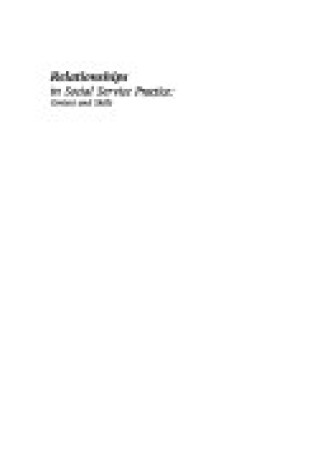 Cover of Relationships in Social Service