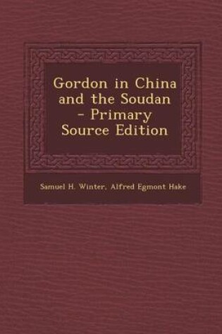 Cover of Gordon in China and the Soudan