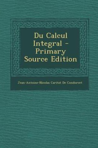 Cover of Du Calcul Integral