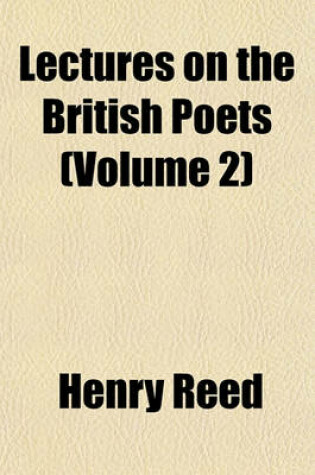 Cover of Lectures on the British Poets Volume 2