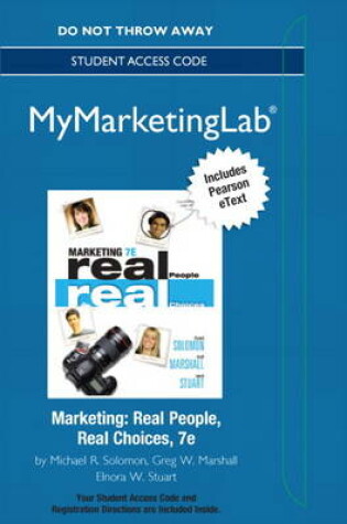 Cover of 2012 MyLab Marketing with Pearson eText -- Access Card -- for Marketing