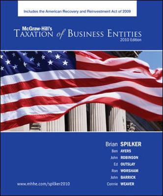 Book cover for Taxation of Business Entities, 2010 edition