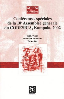 Book cover for Conferences speciales de la Assemblee generale du CODESRIA, Kampala, 2002