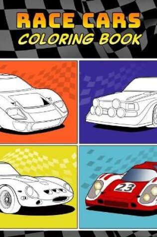 Cover of Race Cars Coloring Book