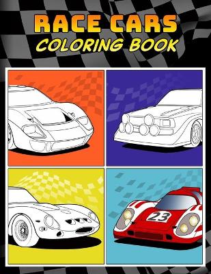 Cover of Race Cars Coloring Book