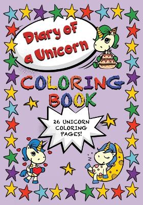 Cover of Diary of a Unicorn Coloring Book