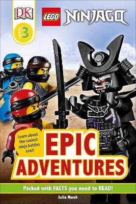 Book cover for LEGO NINJAGO Epic Adventures