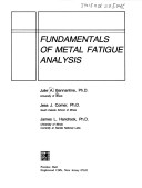 Book cover for Fundamentals of Metal Fatigue Analysis