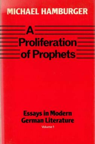 Cover of Proliferation of Prophets