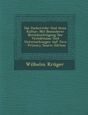 Book cover for Das Zuckerrohr Und Seine Kultur