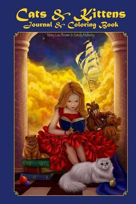 Book cover for Cats & Kittens Journal & Coloring Book