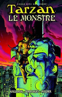 Book cover for Edgar Rice Burroughs' Tarzan: Le Monstre