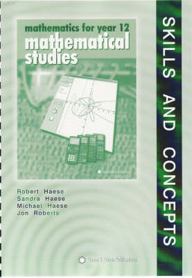 Book cover for Mathematical Studies Year 12