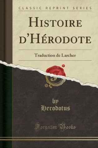 Cover of Histoire d'Herodote