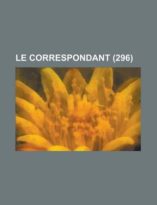 Book cover for Le Correspondant (296)