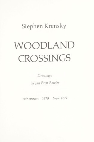 Cover of Woodland Crossings