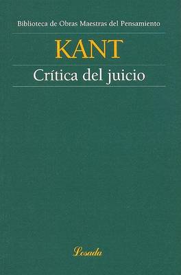 Book cover for Critica del Juicio