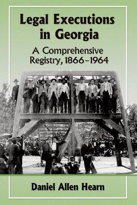 Book cover for Legal Executions in Georgia