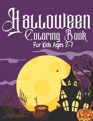 Book cover for Halloween Coloring Book For Kids Ages 2-7