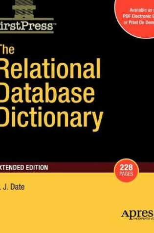 Cover of The Relational Database Dictionary, Extended Edition