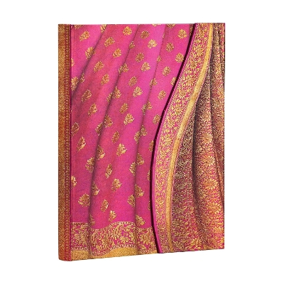 Book cover for Gulabi (Varanasi Silks and Saris) Midi Lined Hardcover Journal