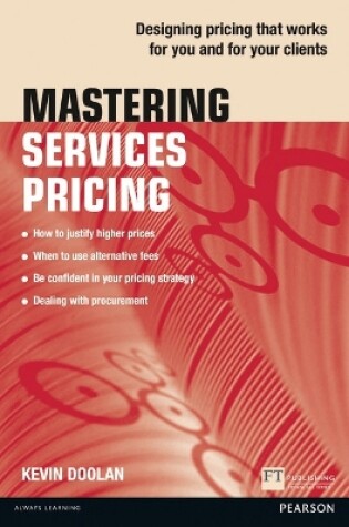 Cover of Mastering Services Pricing