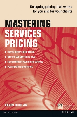 Book cover for Mastering Services Pricing