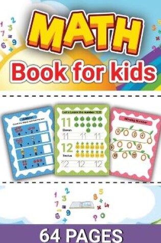 Cover of Math Activity Book for Kids