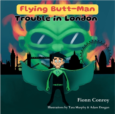 Book cover for Flying Butt-Man - Trouble in London