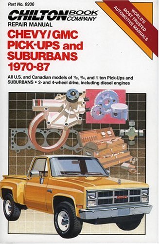 Book cover for Chevy/G. M. C. Pick-ups and Suburbans 1970-87 Repair Manual