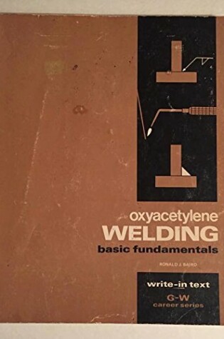 Cover of Oxyacetylene Welding