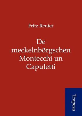 Book cover for de Meckelnb Rgschen Montecchi Un Capuletti