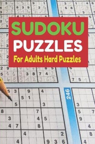 Cover of Sudoku Puzzles For Adults Hard