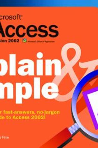 Cover of Microsoft Access Version 2002 Plain & Simple