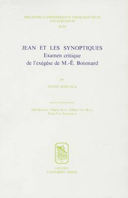 Book cover for Jean Et Les Synoptiques