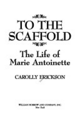 Cover of To the Scaffold