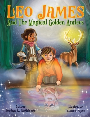 Book cover for Leo James and the Magical Golden Antlers